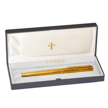 Перьевая ручка Parker 95 Gold Plated Filete, 1992г., сост. отличное, позолоченная, арт. 111
